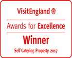 Winner - Visit England Self Catering Property 2017