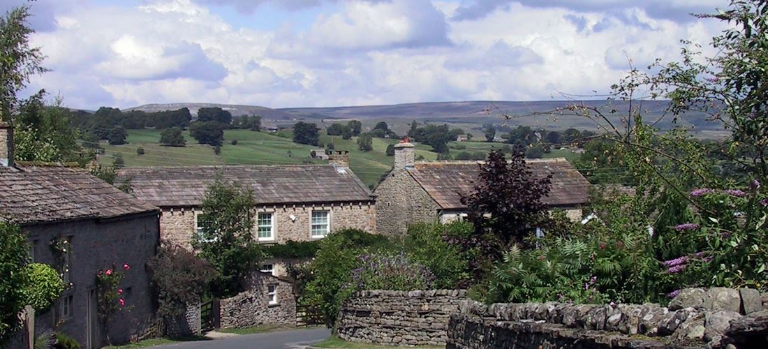 Photograph showing views from West Burton